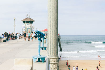 People at beach