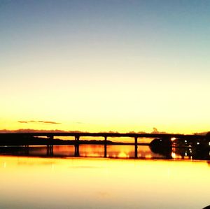 Scenic view of sunset
