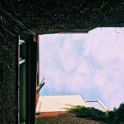 Low angle view of building against clear sky