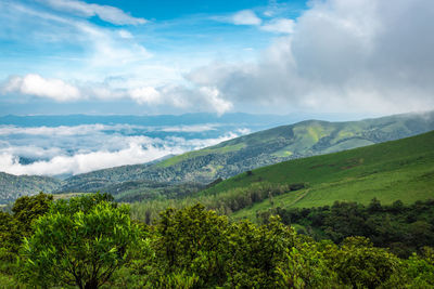 Scenic view of landscape against sky