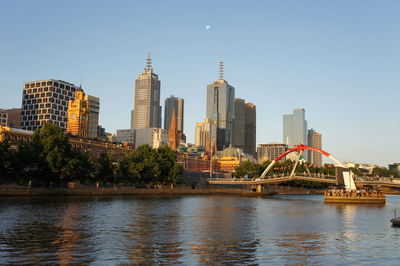 View of city at waterfront