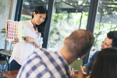 Group of people working at office