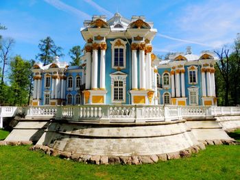 Catherine palace during sunny day