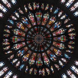 Low angle view of ceiling