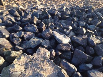 Full frame shot of stones