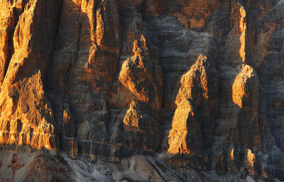 Full frame shot of rock formation