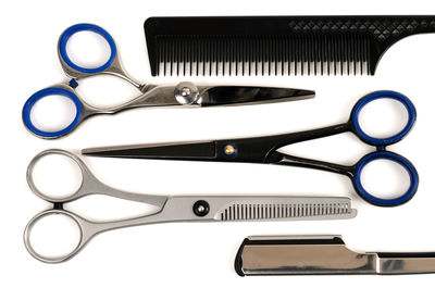 High angle view of typewriter