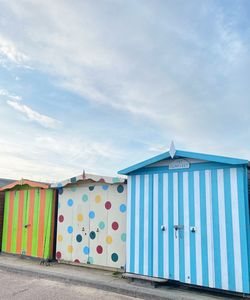 House on field against sky