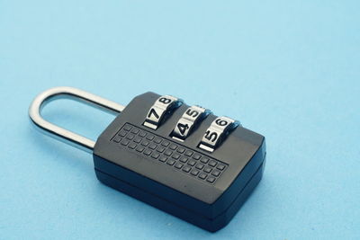 Close-up of computer keyboard on table