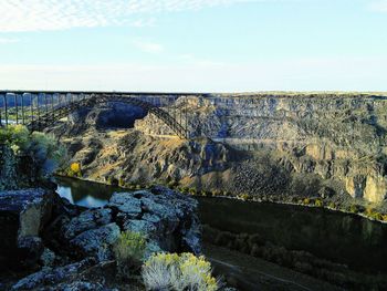 Scenic view of river against sky