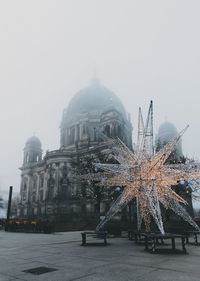 View of cathedral against clear sky