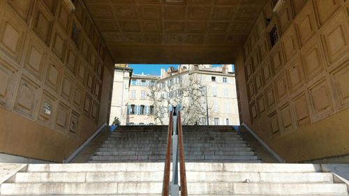 Low angle view of staircase