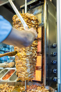 Close-up of meat for sale