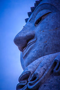 Low angle view of statue