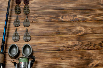 Directly above shot of personal accessories on table