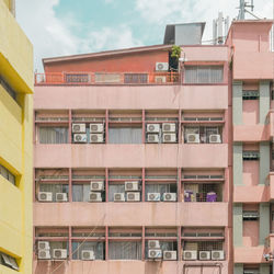 Low angle view of building against sky