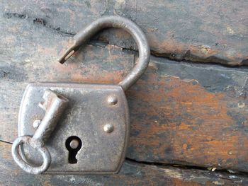 Close-up of rusty metal