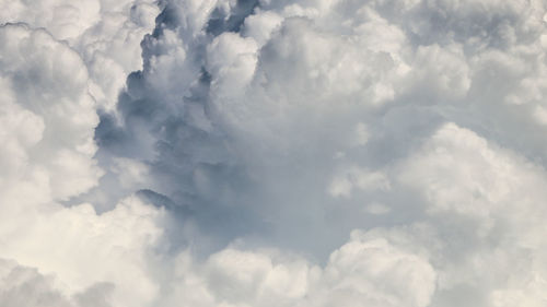 Low angle view of clouds in sky