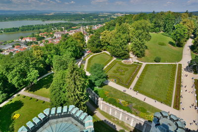 View seen from hluboka castle