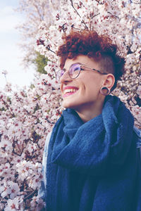 Portrait of a smiling young woman