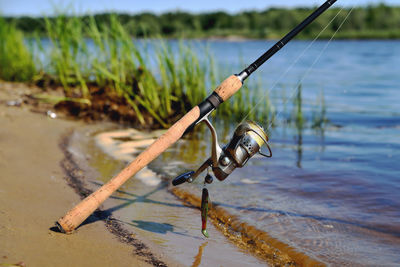 Fishing net on beach