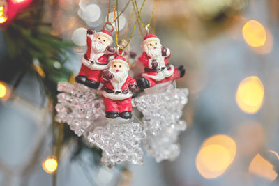 Close-up of christmas decoration