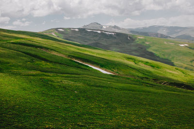 Scenic view of landscape against sky