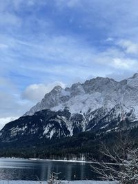 Lovely view over zugspitze