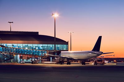 Airplane at airport