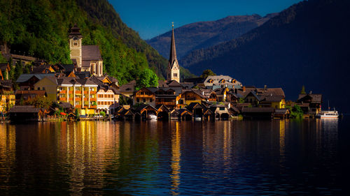 Buildings at waterfront