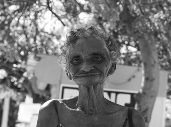 Portrait of smiling senior woman