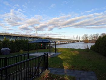 Bridge against sky