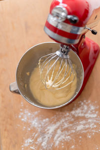 Cooking bakery red stand mixer