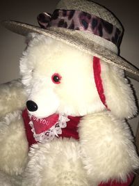 Close-up of young man with hat