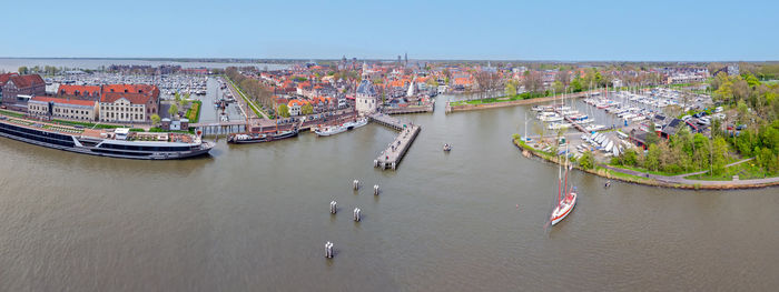 Boats in sea