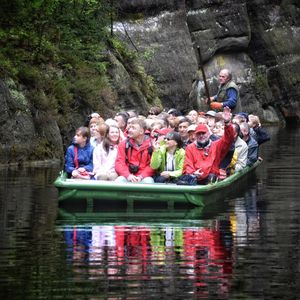 People enjoying in river