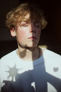 Close-up portrait of a boy
