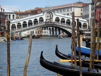 Boats in canal