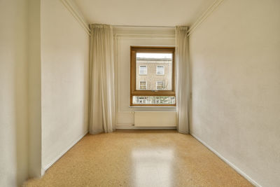 Window in empty living room