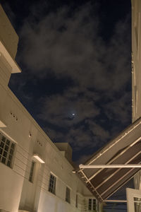 Low angle view of building against sky