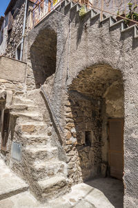 Low angle view of historical building