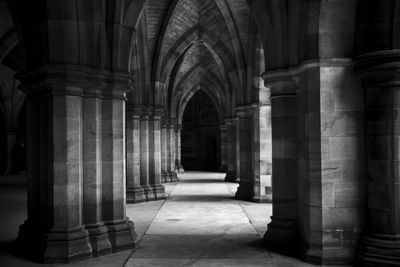 Corridor of historic building