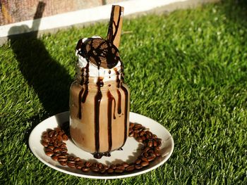 Close-up of chocolate cake