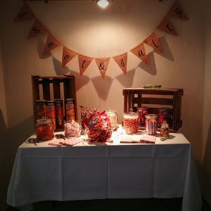 Illuminated lamps on table at home