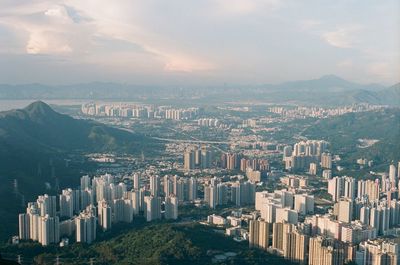 Aerial view of city