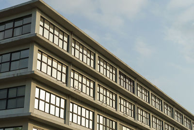 Low angle view of building against sky