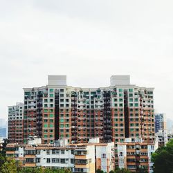 Low angle view of buildings against sky