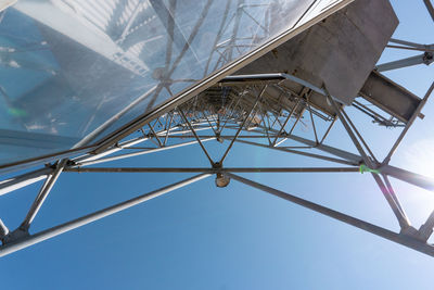 Low angle view of bridge against sky