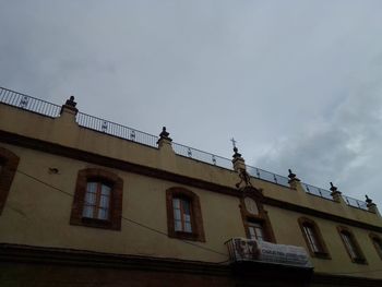 Low angle view of building against sky