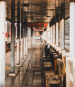 Corridor of building